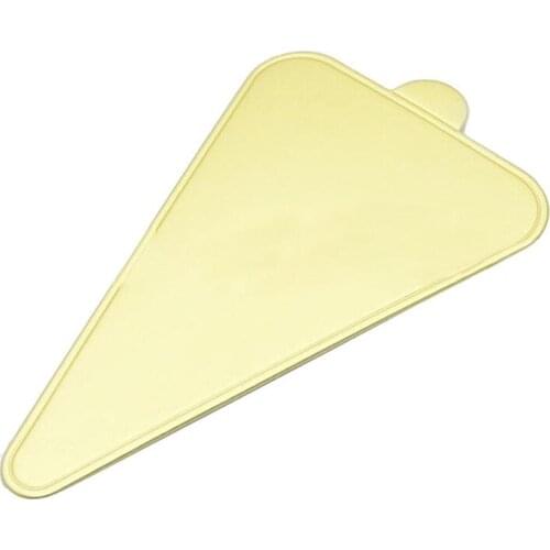 Promotion-Wedding Birthday Pastry Catering Supplies,Mousse Cake Paper Boards Cupcake Triangle Dessert Display Tray Plate-20/Pack