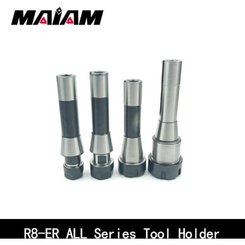 R8 ER tool holder ER16 ER20 ER25 ER32 ER40 cnc milling precision 0.008 cnc grinding center tool rest spindle for er collet chuck
