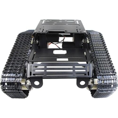 Reduction Motor Alloy Smart Robot Tank Car Chassis Kit DC Motor Tracked Tank