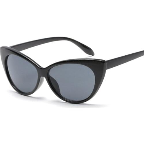 Vintage Black Cat Eye Sunglasses Women Brand Designer Ladies Sunglasses Female Fashion Sexy Leopard Floral Oculos De Sol