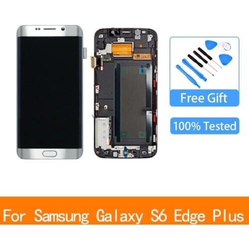 Super AMOLED LCD with frame for SAMSUNG Galaxy s6 edge plus Display G928 G928F Touch Screen Digitizer Assembly
