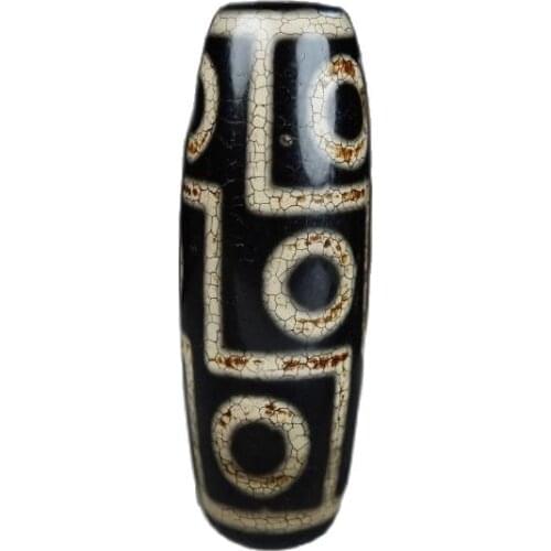 Tibet nine eye beads necklace natural agate antique pendant Buddha beads accessories