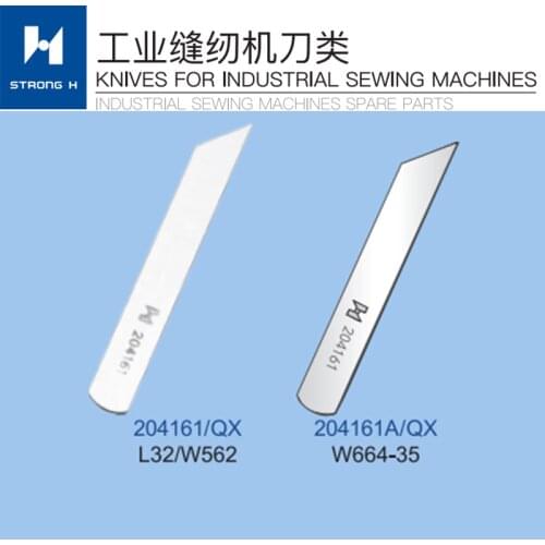 10piece High quality 204161/204161ASTRONG H Upper Down Knife for PEGASUS Overlock Industrial sewing machine parts