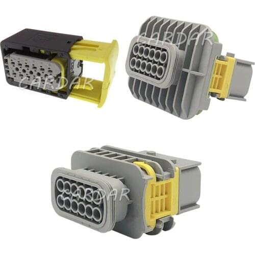 1 Set 12 Pin 2-1703639-1 Auto Urea Pump Plug Electrical Waterproof Connector For Bosch Wiring Harness Socket
