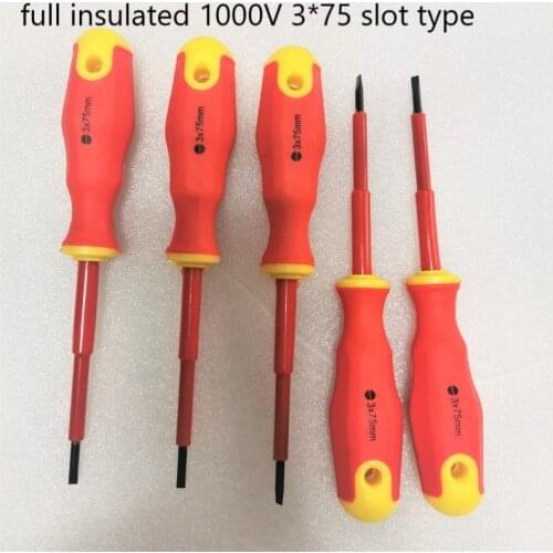 Multi-purpose Electricians Insulated Kit Hand Tools Magnetic Electrical Hand Insulation Magnetic Screwdriver Repair Tool