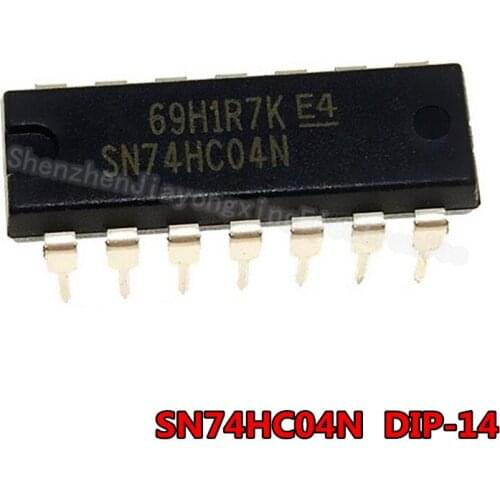 10PCS SN74HC04N DIP14 SN74HC04 DIP 74HC04N DIP-14 74HC04 new and original IC