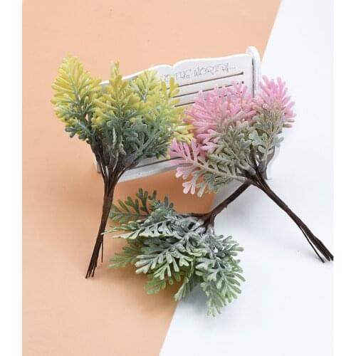 10pcs Wedding bridal accessories clearance artificial plants christmas tree decorative flowers home decor diy gifts candy box