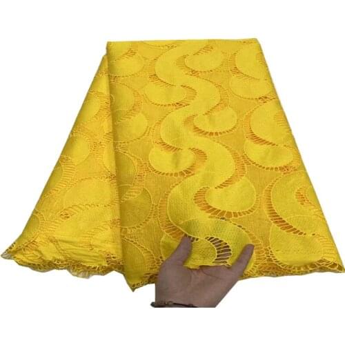 African Guipure Lace Fabric 2021 High Quality Lace Nigerian Water Soluble Cord Lace Fabrics For Wedding Party Sewing jy-125