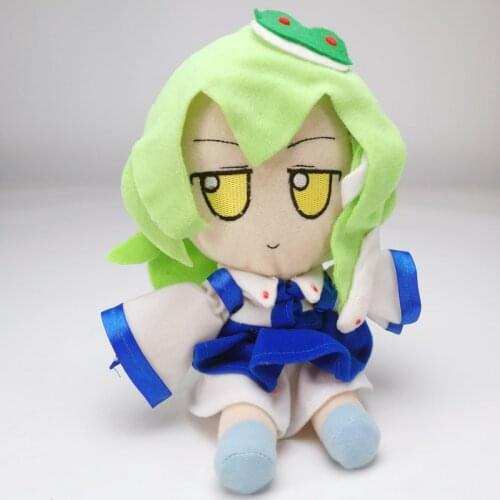 Anime TouHou Project Kochiya Sanae 20cm Toys Doll Stuffed Toy Soft Plush #5576 Children Gift