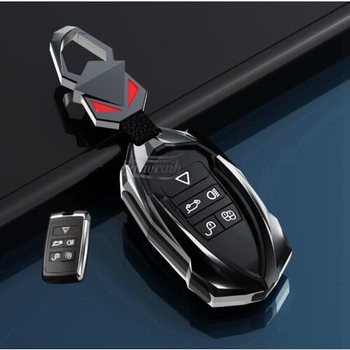 Car Zinc Alloy Key Case Holder Cover For Land Rover Range Rover Discovery 5 Sport For JAGUAR XE XF XJ F PACE 2016 2017 2018 2019