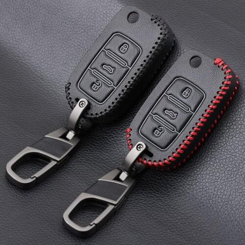 Dont Touch My Key Cover for Volkswagen Bora POLO GOLF Passat Beetle for skoda Key Cover Case Leather Case for Keychain Alarm
