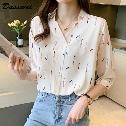 Женские рубашки с принтом Dasswei China At AliExpress