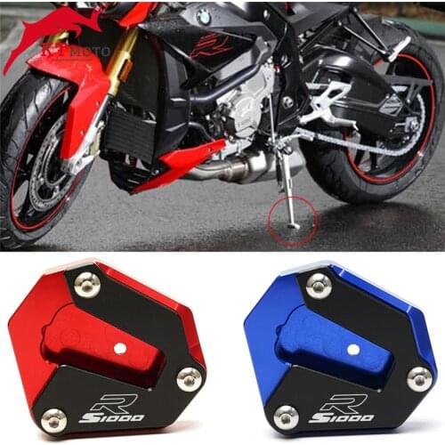 For BMW S1000R S1000 R S 1000 R 2017-2021 Motorcycle CNC High quality Kickstand Foot Side Stand Extension Pad Cover Protector