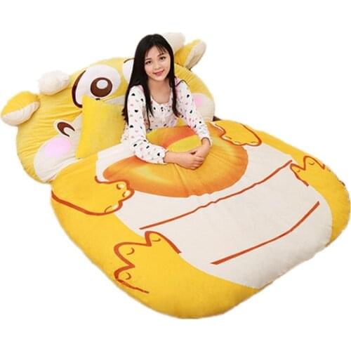 Dorimytrader Hot Cartoon Animal Dragon Tatami Giant Stuffed Soft Beanbag Bed Carpet Mat Sofa Nice Gift DY61641