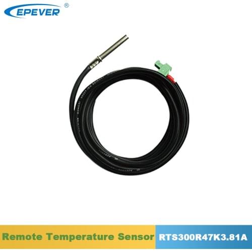 EPever Remote Temperature Sensor RTS300R47K3.81A for EPever EPsolar Tracer AN Tracer BN TRIRON XTRA ViewStar-AU Solar Controller