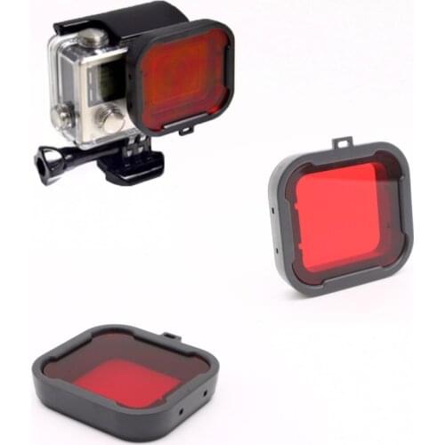 Gopro Accessories Dive Filter red/orange/yellow/grey/purple Underwater Diving Lens Filtro for GoPro Hero 3+/ 4