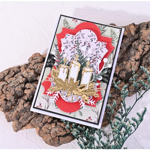 Metal cutting dies cut die mold Christmas candle decoration Scrapbooking dies stamp crafts knife mould blade punch stencils dies