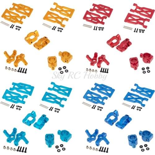 Metal Front Rear Swing arm Steering Cup C Seat Rear Rear Axle Seat Kit For WLtoys 104001 1:10 1/10 RC Car Upgrade Parts
