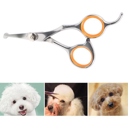 Pet Grooming Scissors Professional Pet Hair Cutting Tools Safety Rounded Tips Cat Dog Hair Seam Scissors Pet Haircut Tool
