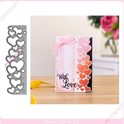 Heart-shaped Lace Metal Cutting Dies for DIY Scrapbooking Photo Album Decorative Embossing Paper Card Crafts Die 2021