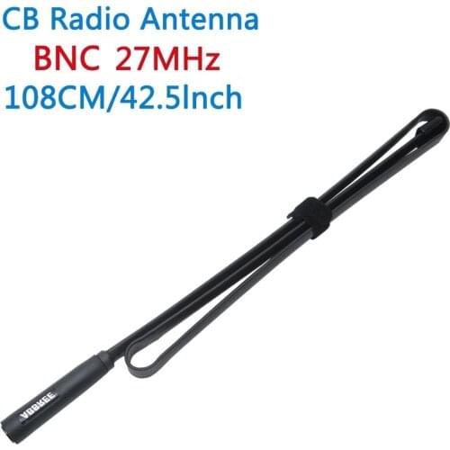 ABBREE 27MHz BNC Male Connector Radio Antenna for Walkie Talkie Kenwood ICOM Motorola Cobra Midland Uniden Anytone Ham CB Radio