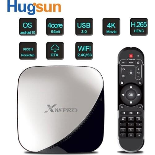 Network set-top box Android 9.0 network player X88 PRO TV BOX RK3318 TV set-top box