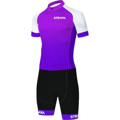 Strava Laser Cut One Piece Skinsuit Bretelle Ropa Bicicleta Hombre Men Roupa Masculino Equipos Ciclismo 자전거의류 Cycling Jersey