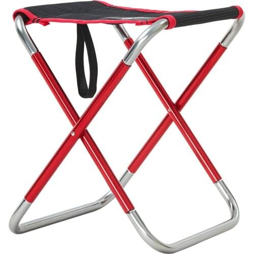 Outdoor folding chair small bench portable queuing artifact three section fishing stool folding stool easy to store
