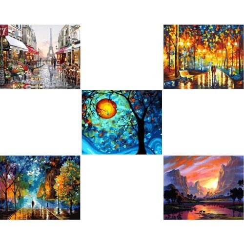 Explosive DIY 5D digital abstract oil painting diamond embroidery cross stitch kit hand painting cloth home wall decoration