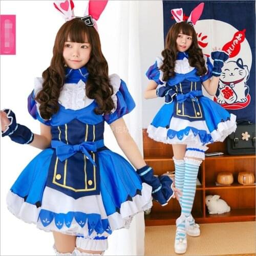 Japanese Sweet Lolita Dress Cos Maid Kawaii Tens Girls Retro Goth Student Tea Party Lolita Dress Cos LOli