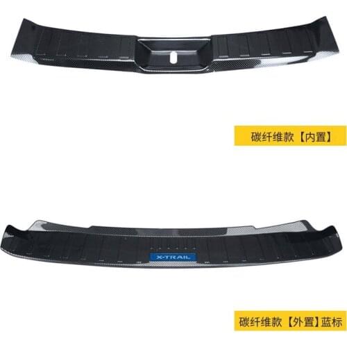 High quality stainless steel rear windowsill panel,Rear bumper Protector Sill For Nissan X-Trail X Trail T32 2017-2019