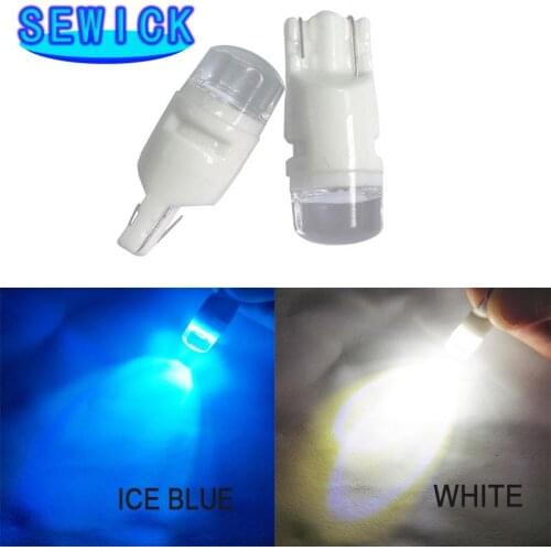 100pcs Perfect led Led Car Light 2835 Chip 2 Smd T10 LED Canbus Auto Led W5W 194 168 3D RGB Ceramic LED T10