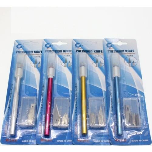 15PCS/SET Blades Wood Carving Cutting Tool Knives Fruit Food Engraving Knife Scalpel Repair Portable Sharp Cut Knife