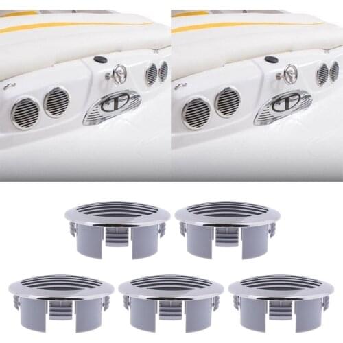 5pcs 3-inch Stainless Steel Round Louvered Air-flow Air Vent for Marine Boat Replacement 76mm