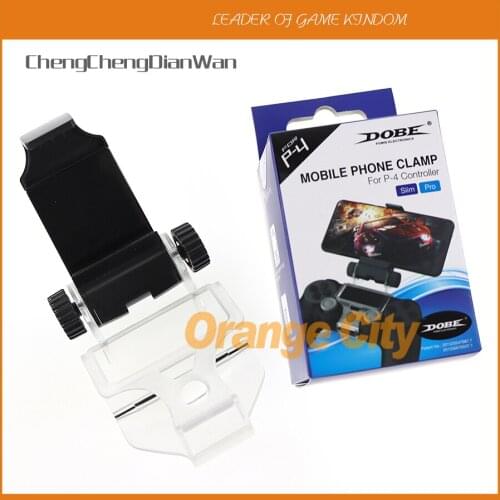 5PCS New Mini Plastic Smart Phone holder Desktop Mobile Phone Clamp for ps4 Controller Game Stretch Clip-on Bracket
