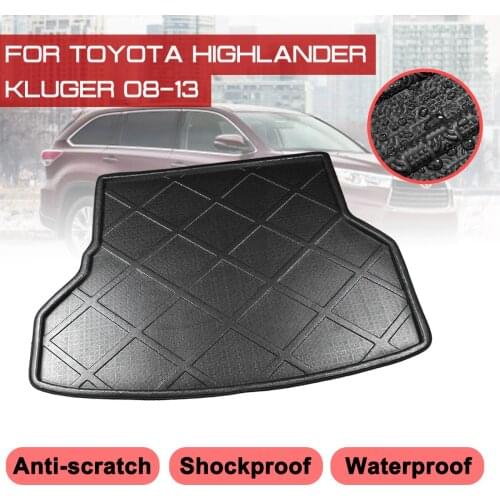 Car Floor Mat Carpet Rear Trunk Anti-mud Cover For Toyota Highlander Kluger 2008 2009 2010 2011 2012 2013