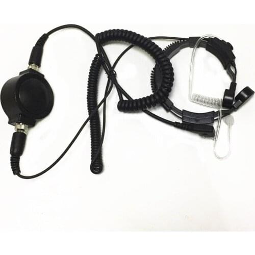 Large round waterproof PTT catheter earphone for Kenwood TK3107 TK3207 baofeng UV5R UV82 BF888S quanshung radios