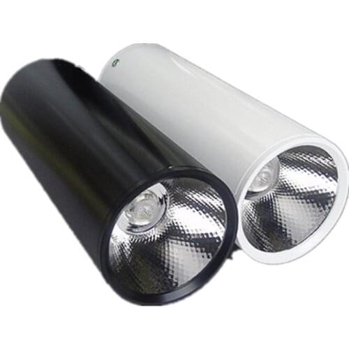 Hot sale 10W/15W/20W/30W Surface Mounted Downlight LED SPOT lighting Led ceiling down + Driver white body black body AC85-265V