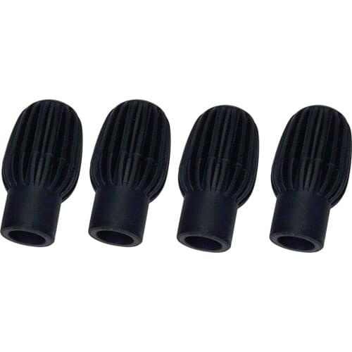 Hot AD-4Pcs Drum Mute Drum Dampener Silicone Drumstick Silent Practice Tips Mute Replacement Percussion Accessory
