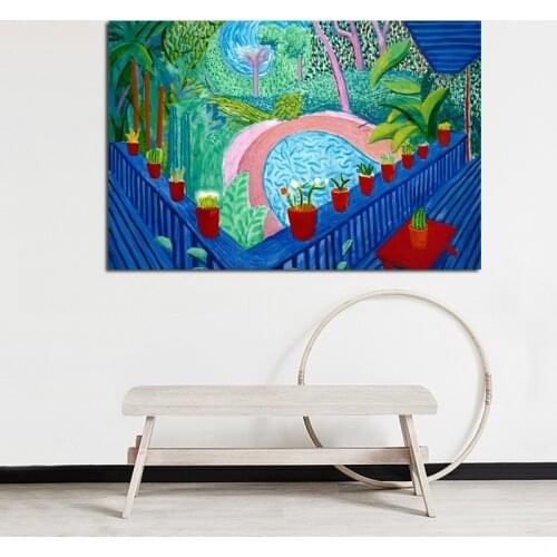 David Hockney Art Cuadros Canvas Painting Print Living Room Home Decoration Artwork Modern Wall Art Oil Painting Posters Picture