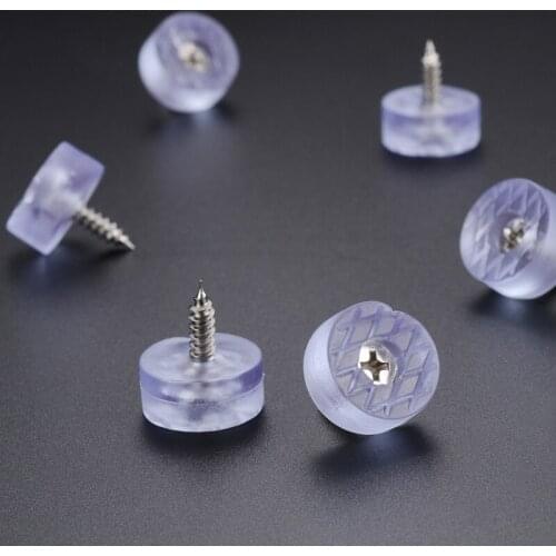 100 Pcs,PVC foot mats, round bottom non slip mat, chair leg mat, floor protector, furniture leg, coffee table, cabinet leg foot