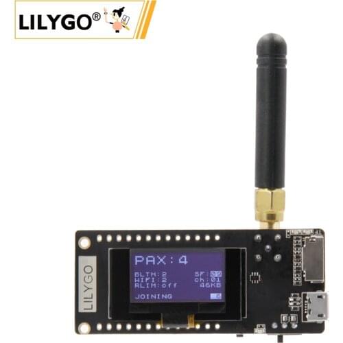 LILYGO® TTGO LoRa32 V2.1_1.6 Version 433/868/915Mhz ESP32 LoRa OLED 0.96 Inch SD Card Bluetooth WIFI Wireless Module ESP-32 SMA