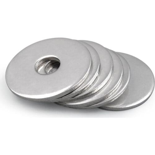 M3/M4/M5/M6/M8-M20 Large Flat Washer 304 Stainless Steel Big Metal Gasket Meson Plain Washers