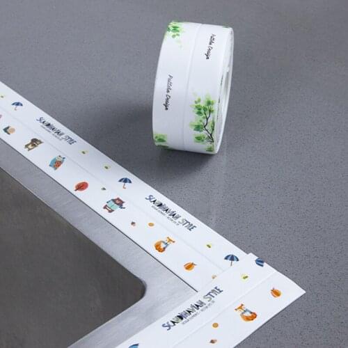 New Acrylic glue Kitchen Stove Sink Toilet Bathroom Corner Wardrobe Waterproof And Mildew Proof Tape Seamless Self-Adhesive Corn