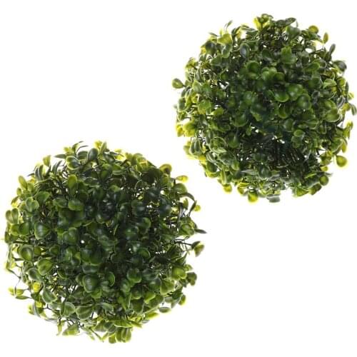 15 CM Newest Artificial Plant Ball Topiary Tree Boxwood Home Christmas Outdoor Wedding Party Decoration