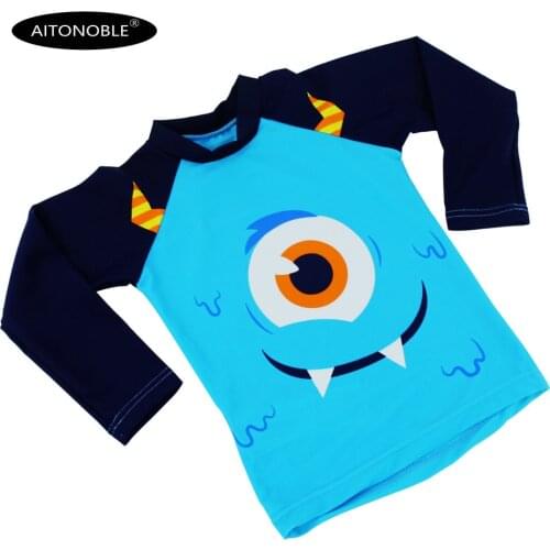 2019 New Baby Rash Guard Rashaguard UV UPF 50+ Beachwear For Boys Swimming T-Shirt
