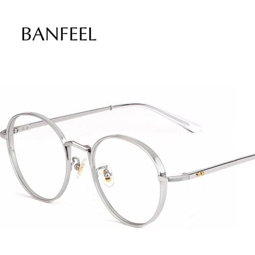 Pure Titanium Glasses Frame Men Vintage Retro Round Prescription Optical frames Glasses New Thickedge Myopia Eyewear glasses