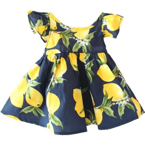 Girls dress,New 2017,Summer Clothing,Baby Girl Dress,Sundresses Kids Fly Sleeve Dresses,Toddler,Kids Girl Clothes,For 1-6 Year