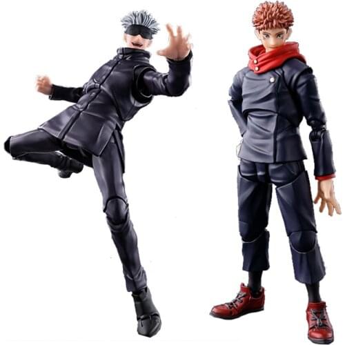 Bandai Genuine SHF Jujutsu Kaisen Gojo Satoru Itadori Yuji Joints Movable Action Figure Model Toys