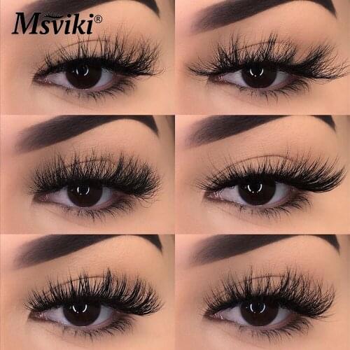 Fluffy 25MM Mink Eyelashes Box Packaging Natural Cruelty Free 3D Mink Lashes Cases Vendors Makeup Soft 5D Fake Eyelash Extension